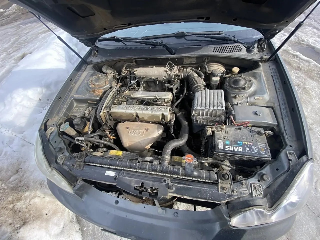 а/м Hyundai Sonata серого цвета